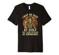 Golf And Beer Joke Dad Funny Fathers T-Shirt - Aesthetic Graphic Men Women - T-Shirt, Sweatshirt, Hoodie
