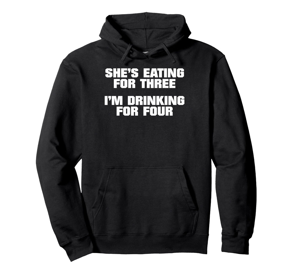 Funny Pregnancy Gift Twin Dads Drinking 4 Hoodie - Graphic Print Men Women - T-Shirt, Sweatshirt, Hoodie