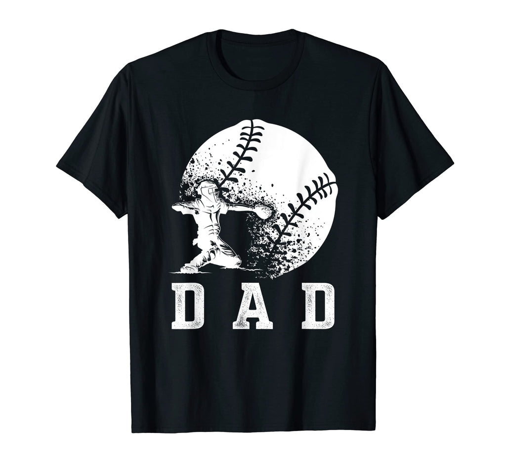 Baseball Dad Softball Daddy Sports T-Shirt - Aesthetic Graphic Unisex - T-Shirt, Sweatshirt, Hoodie