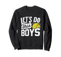 Softball Mom Dad Softball Sweatshirt - Casual Everyday Wear for Adults - T-Shirt, Sweatshirt, Hoodie