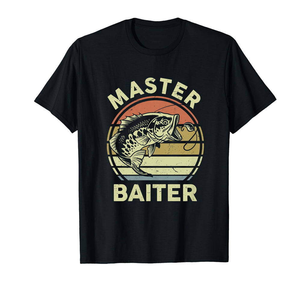 Fishing Master Baiter Funny Dad Grandpa T-Shirt - Aesthetic Graphic Unisex - T-Shirt, Sweatshirt, Hoodie