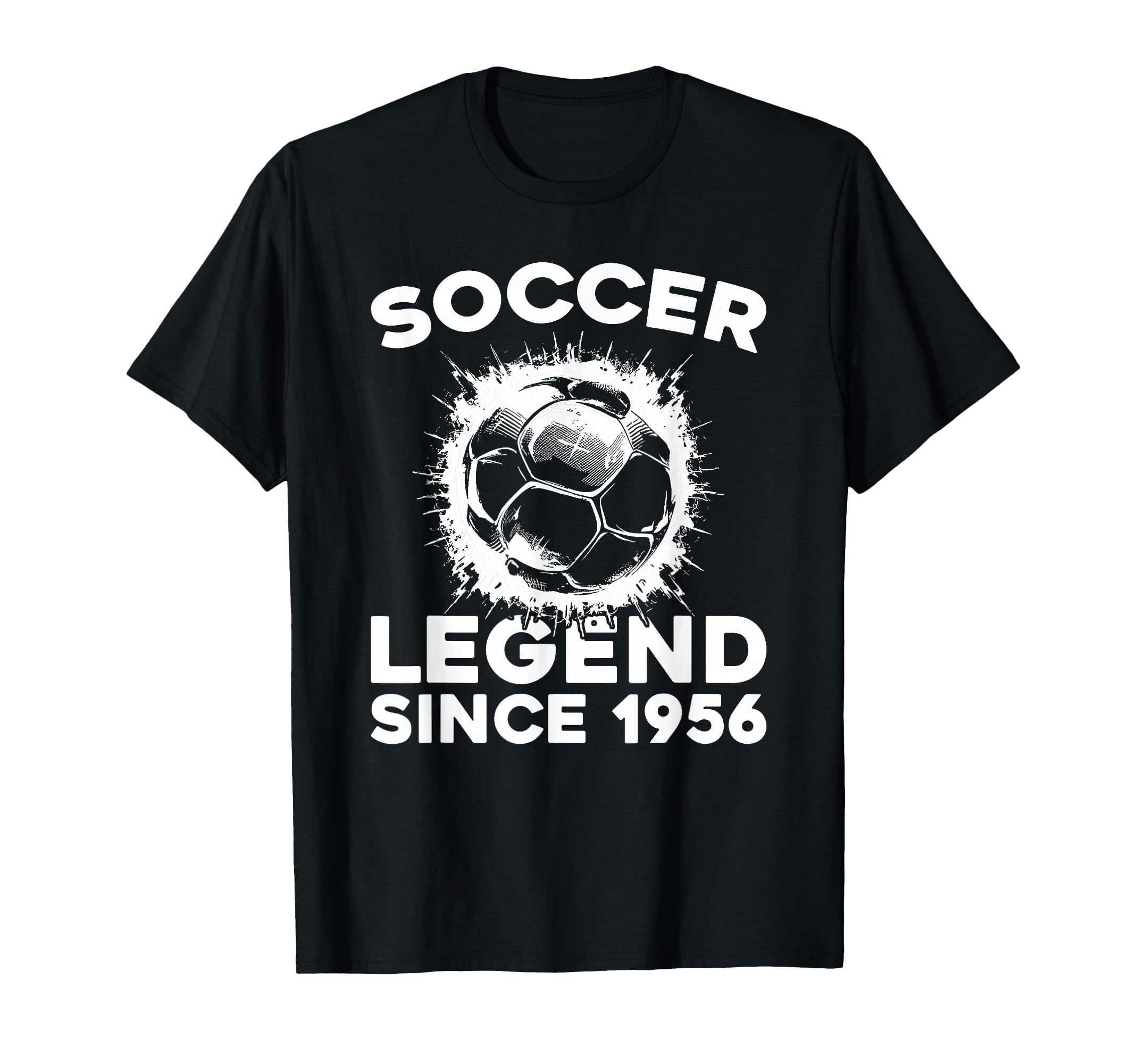 Born 1956 Player Team Sports Soccer T-Shirt - Custom Art Print for Adults - T-Shirt, Sweatshirt, Hoodie