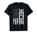 Golf Dad American Flag Grunge T-Shirt - Graphic Print Men Women - T-Shirt, Sweatshirt, Hoodie