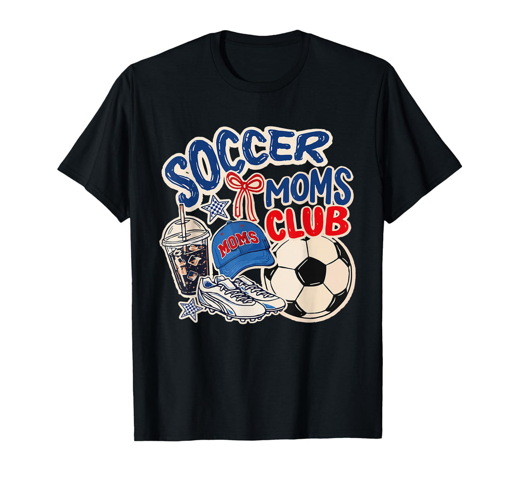 Soccer Moms Club Game Day Soccer Moms T-Shirt - Novelty Apparel Unisex - T-Shirt, Sweatshirt, Hoodie