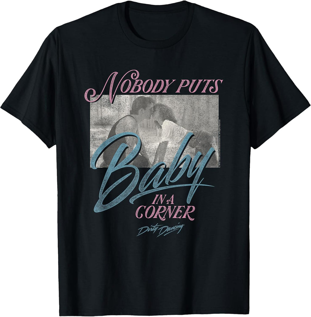 Nobody Puts Baby in a Corner Retro RomCom - Adult & Kids T-Shirts, Sweatshirts & Hoodies apparel design preview 1