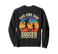 Dad And Son Soccer Partners Life Sweatshirt - Custom Art Print Men Women - T-Shirt, Sweatshirt, Hoodie