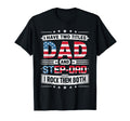 I Have Two Titles Dad And Stepdad T-Shirt - Custom Art Print Unisex - T-Shirt, Sweatshirt, Hoodie