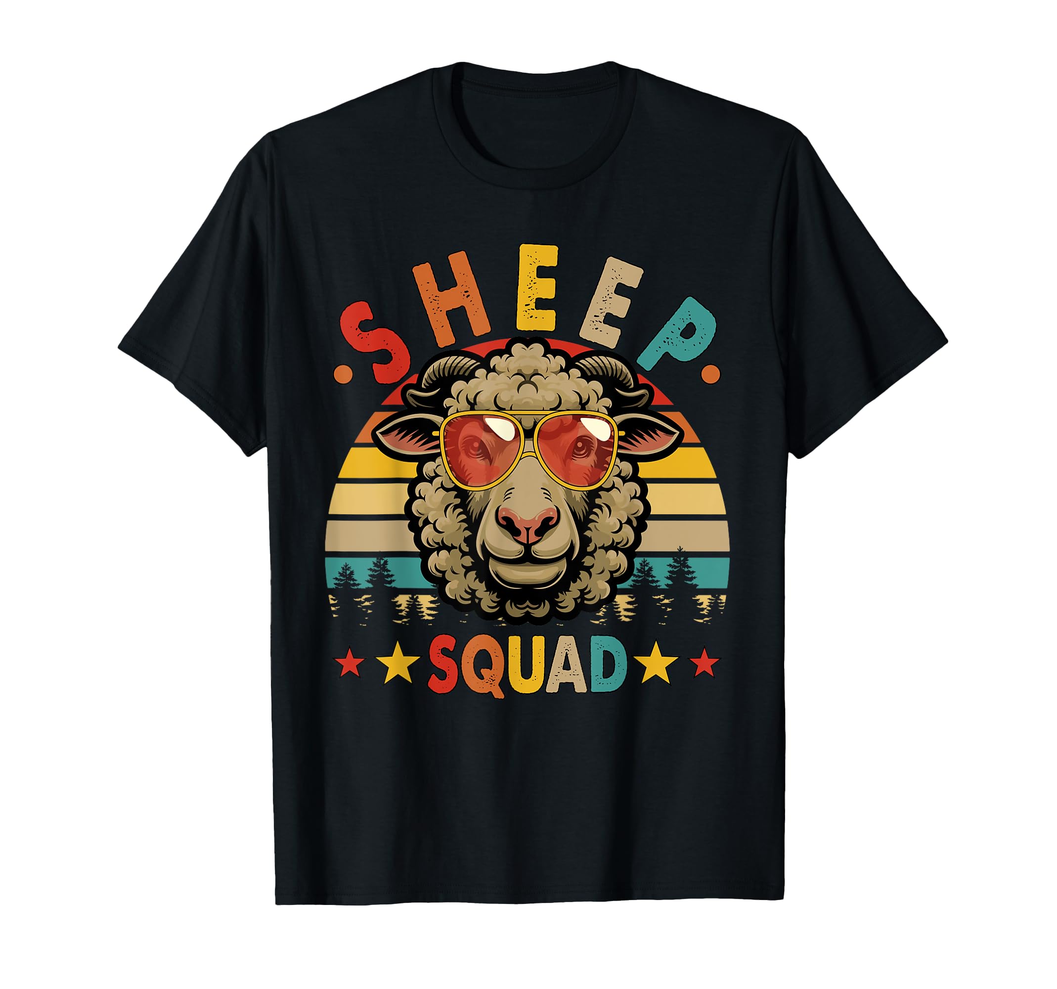 Sheep Funny Squad Farmer Sheep T-Shirt - Graphic Print for Adults - T-Shirt, Sweatshirt, Hoodie