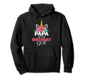 Papa Birthday Dad Unicorn Family Hoodie - Casual Everyday Wear for Adults - T-Shirt, Sweatshirt, Hoodie