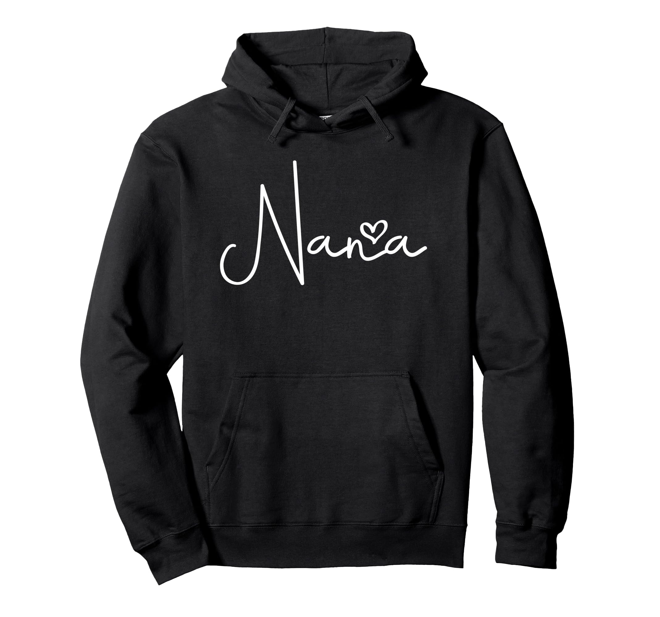 Nana Heart Minimal Grandma Sweatshirt - Trendy Graphic for Adults - T-Shirt, Sweatshirt, Hoodie
