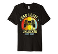 Dad Level Unlocked Est 2025 Fathers T-Shirt - Streetwear Style for Adults - T-Shirt, Sweatshirt, Hoodie