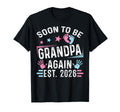 Soon To Be Grandpa Again Est 2026 T-Shirt - Minimalist Print Men Women - T-Shirt, Sweatshirt, Hoodie