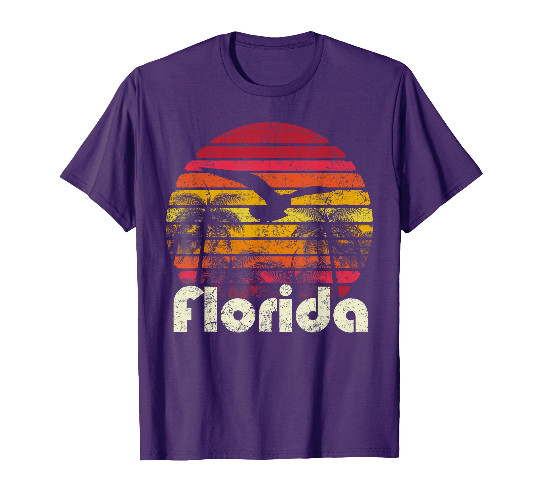 Florida Beach Sun 70S 80S Gift Mom Dad T-Shirt - Unique Graphic Unisex - T-Shirt, Sweatshirt, Hoodie