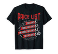 Funny Barbershop Price List Dad Joke T-Shirt - Streetwear Style Unisex - T-Shirt, Sweatshirt, Hoodie