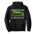 Best Garbage Truck Dad Waste Management Hoodie - Novelty Apparel Men Women - T-Shirt, Sweatshirt, Hoodie