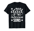 Dad 2 Two Sons Fathers Day T-Shirt - Streetwear Style for Adults - T-Shirt, Sweatshirt, Hoodie