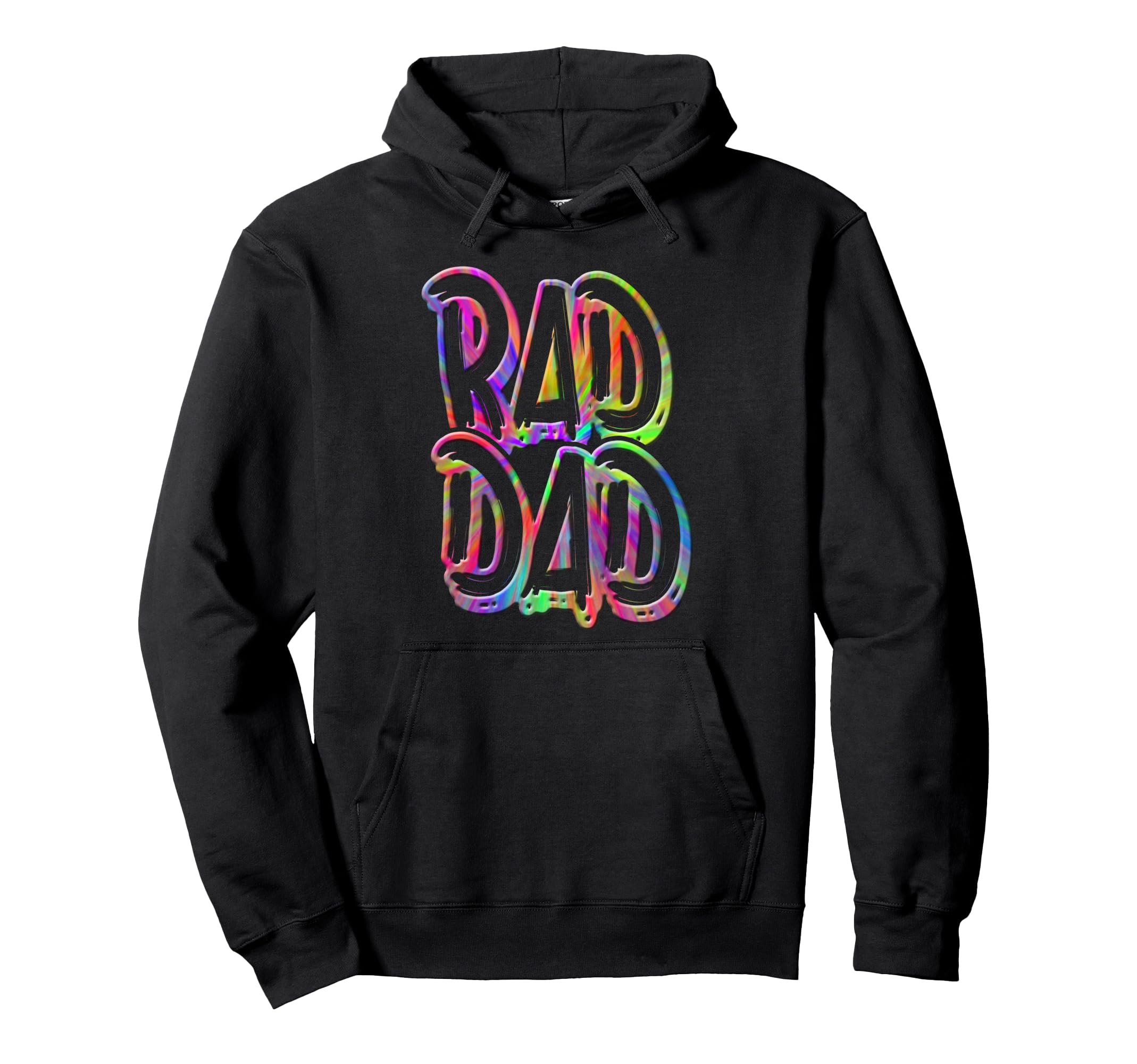Rad Dad Rad Dad Fathers Day Hoodie - Custom Art Print for Adults - T-Shirt, Sweatshirt, Hoodie