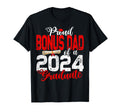 Proud Bonus Dad Class 2024 Graduate T-Shirt - Minimalist Print Men Women - T-Shirt, Sweatshirt, Hoodie