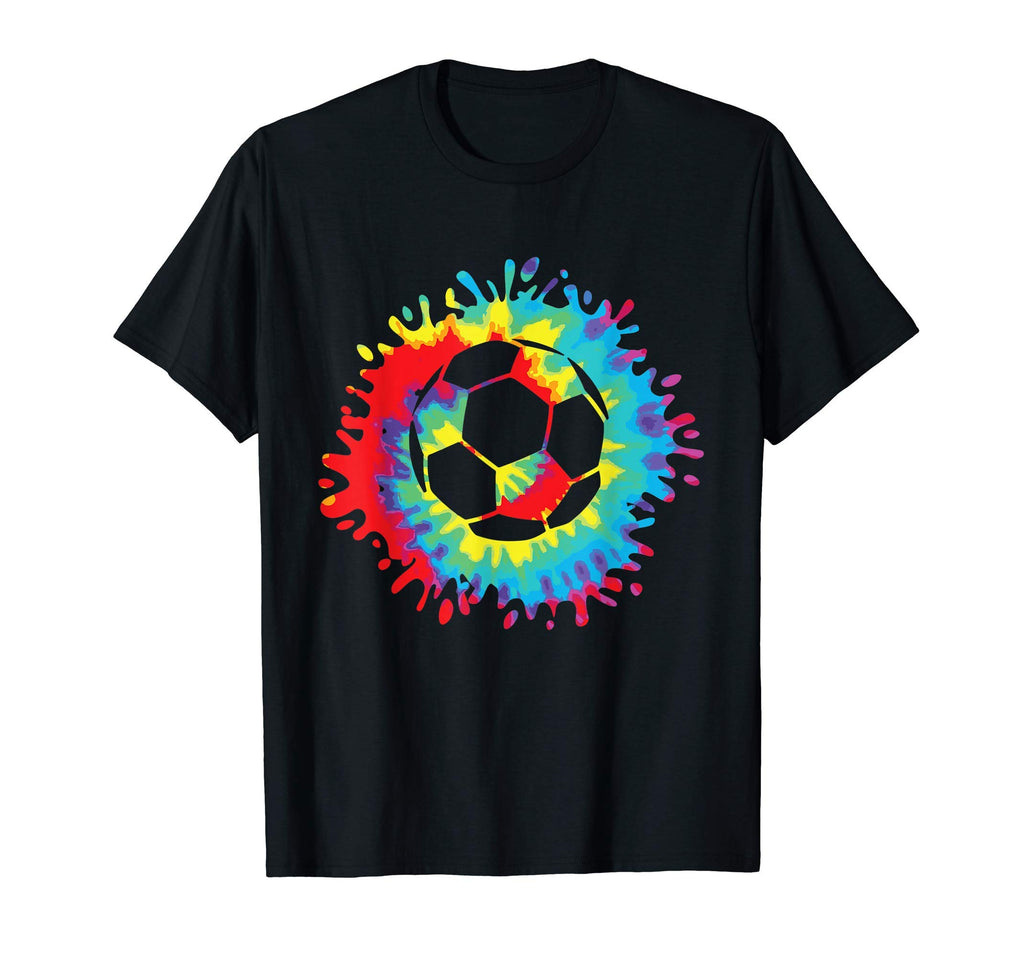Soccer Ball I Rainbow Trippy Hippie I T-Shirt - Minimalist Print Unisex - T-Shirt, Sweatshirt, Hoodie