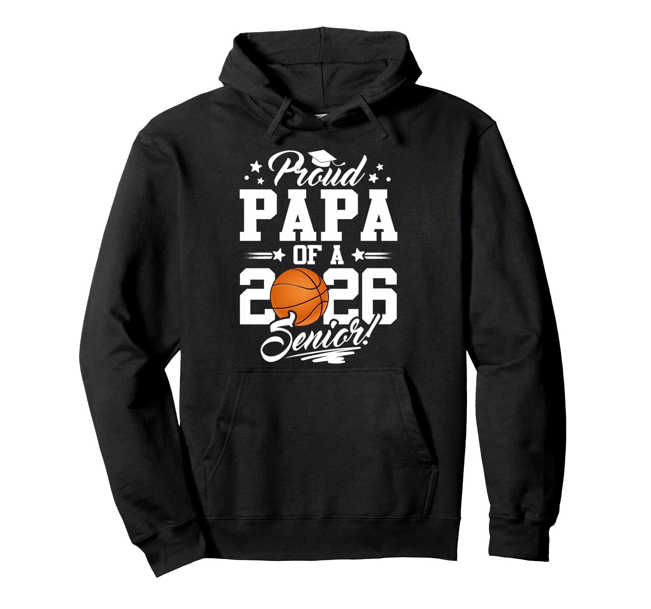 Proud Papa 2026 Senior Graduate Hoodie - Novelty Apparel Men Women - T-Shirt, Sweatshirt, Hoodie