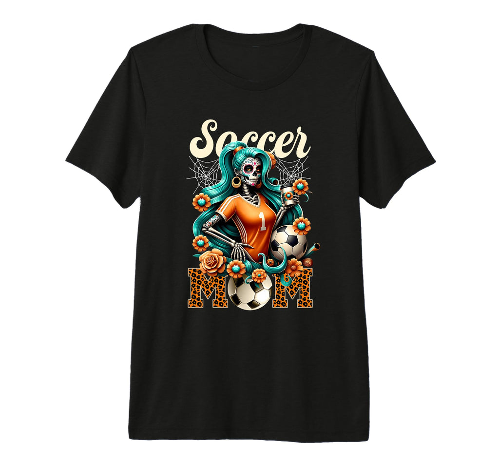 Soccer Mom Sugar Skeleton Coffee T-Shirt - Minimalist Print Men Women - T-Shirt, Sweatshirt, Hoodie