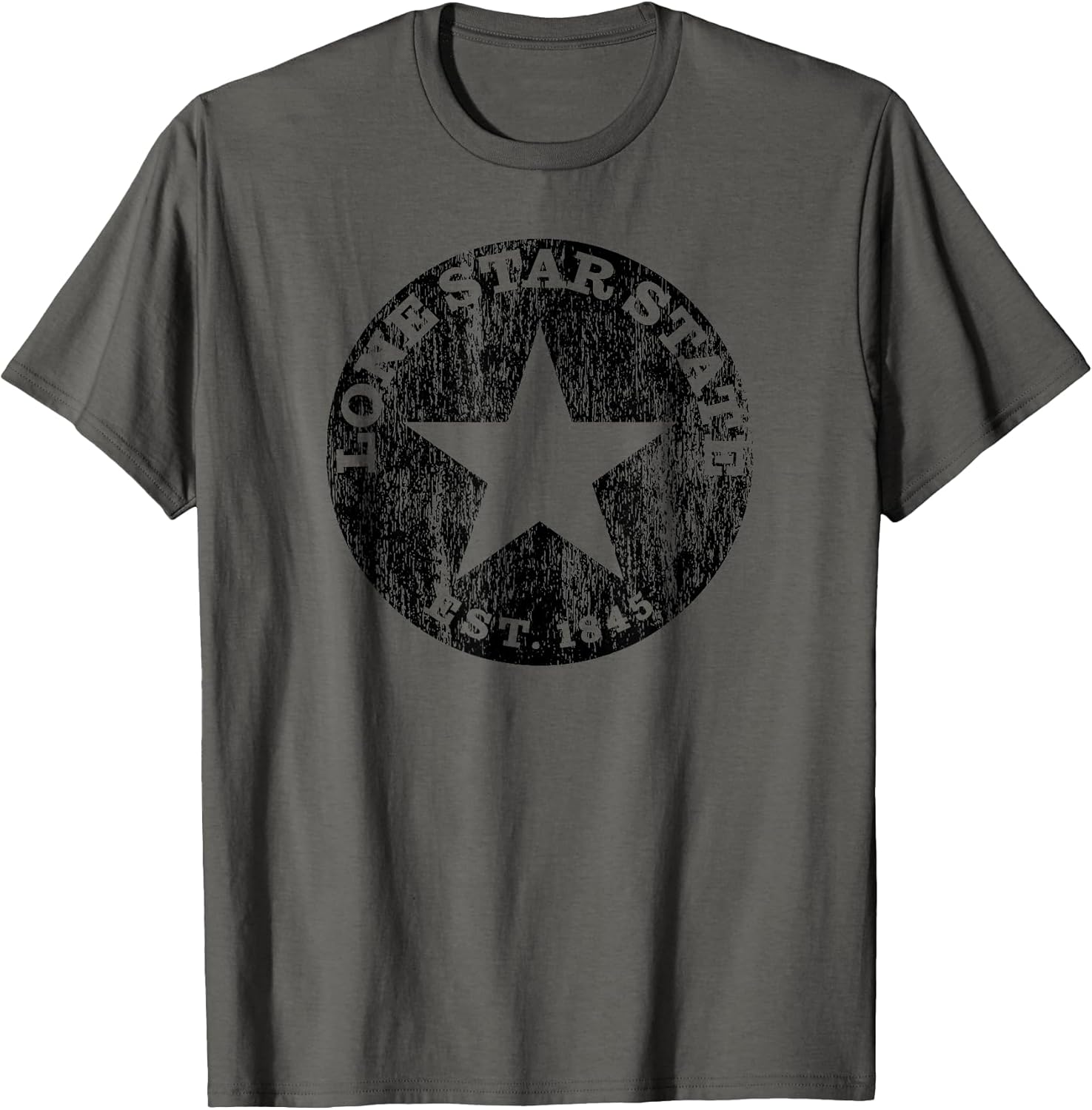 Texas Vintage Lone Star State 1845 - Adult & Kids T-Shirts, Sweatshirts & Hoodies apparel design preview 1
