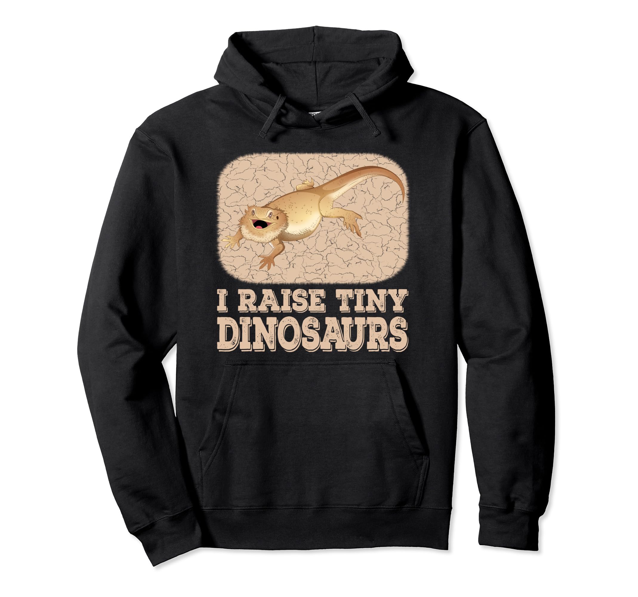 I Raise Tiny Dinosaurs Bearded Hoodie - Casual Everyday Wear for Adults - T-Shirt, Sweatshirt, Hoodie