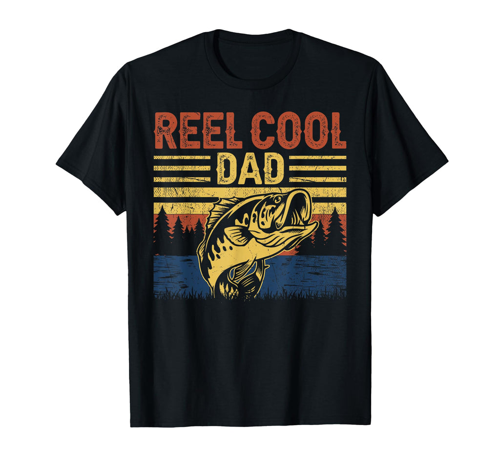 Fathers Day Reel Dad Fishing Funny T-Shirt - Graphic Print Unisex - T-Shirt, Sweatshirt, Hoodie