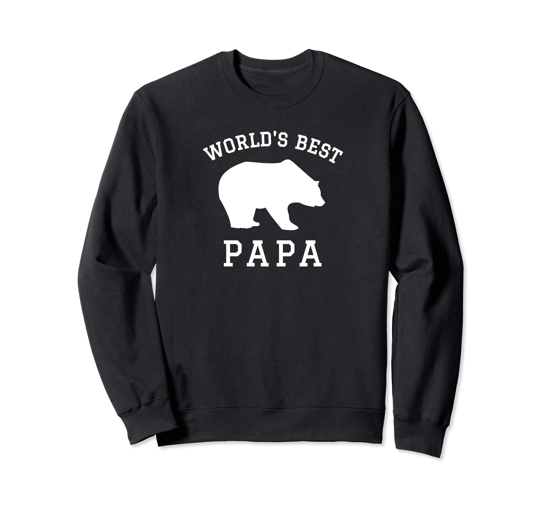 Worlds Best Papa Bear Sweatshirt - Unique Graphic Unisex - T-Shirt, Sweatshirt, Hoodie
