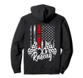 Dirt Track Racing Car Driver Biker Hoodie - Fun Novelty Design for Adults - T-Shirt, Sweatshirt, Hoodie