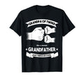 Grandpa Twins Announcement Party Twin T-Shirt - Graphic Print Men Women - T-Shirt, Sweatshirt, Hoodie