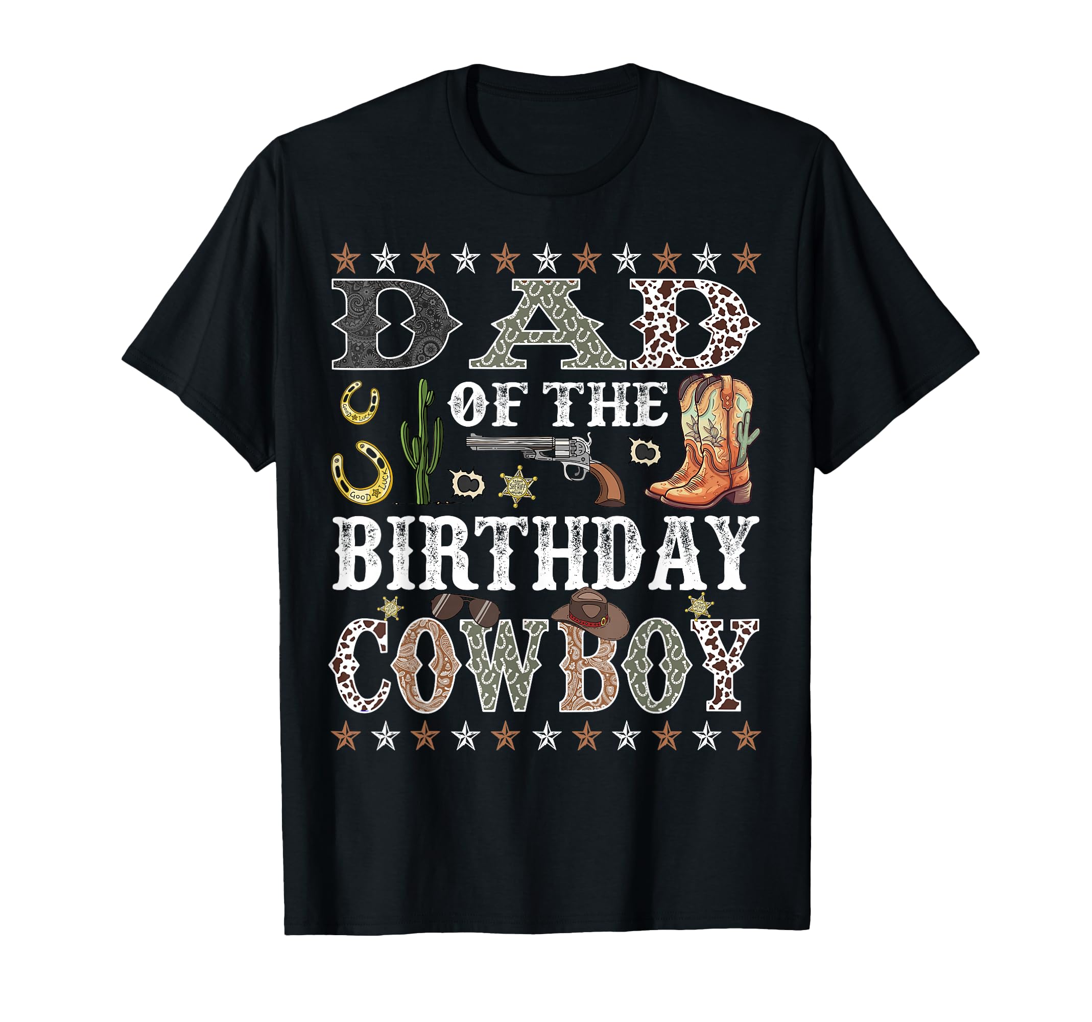 Dad Birthday Cowboy Rodeo Dad T-Shirt - Streetwear Style for Adults - T-Shirt, Sweatshirt, Hoodie