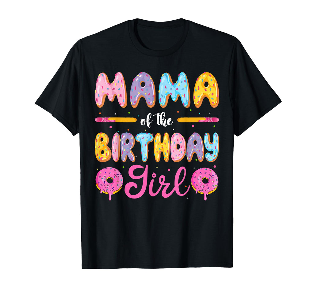 Mama Birthday Donut Family Matching T-Shirt - Minimalist Print for Adults - T-Shirt, Sweatshirt, Hoodie