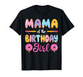 Mama Birthday Donut Family Matching T-Shirt - Minimalist Print for Adults - T-Shirt, Sweatshirt, Hoodie
