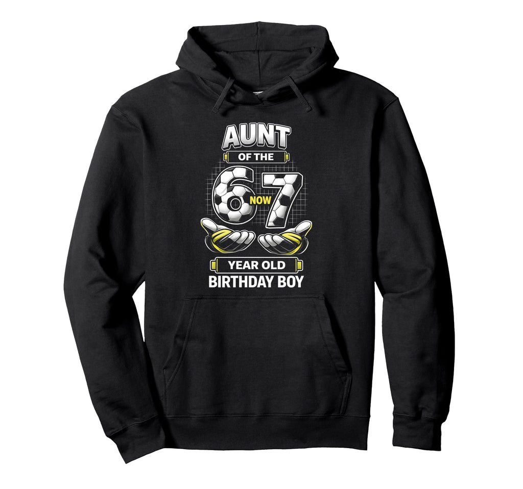 Birthday I Was 6 Now Im 7 Six Seven Soccer Hoodie - Trendy Graphic Unisex - T-Shirt, Sweatshirt, Hoodie
