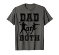Dad Both Funny Football Soccer Dad Sports T-Shirt - Minimalist Print Unisex - T-Shirt, Sweatshirt, Hoodie
