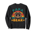 Papa Bear Sunglass Funny Fathers Sweatshirt - Custom Art Print Men Women - T-Shirt, Sweatshirt, Hoodie