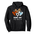 Game Day Vibes Funny Soccer Volleyball Hoodie - Trendy Graphic Unisex - T-Shirt, Sweatshirt, Hoodie