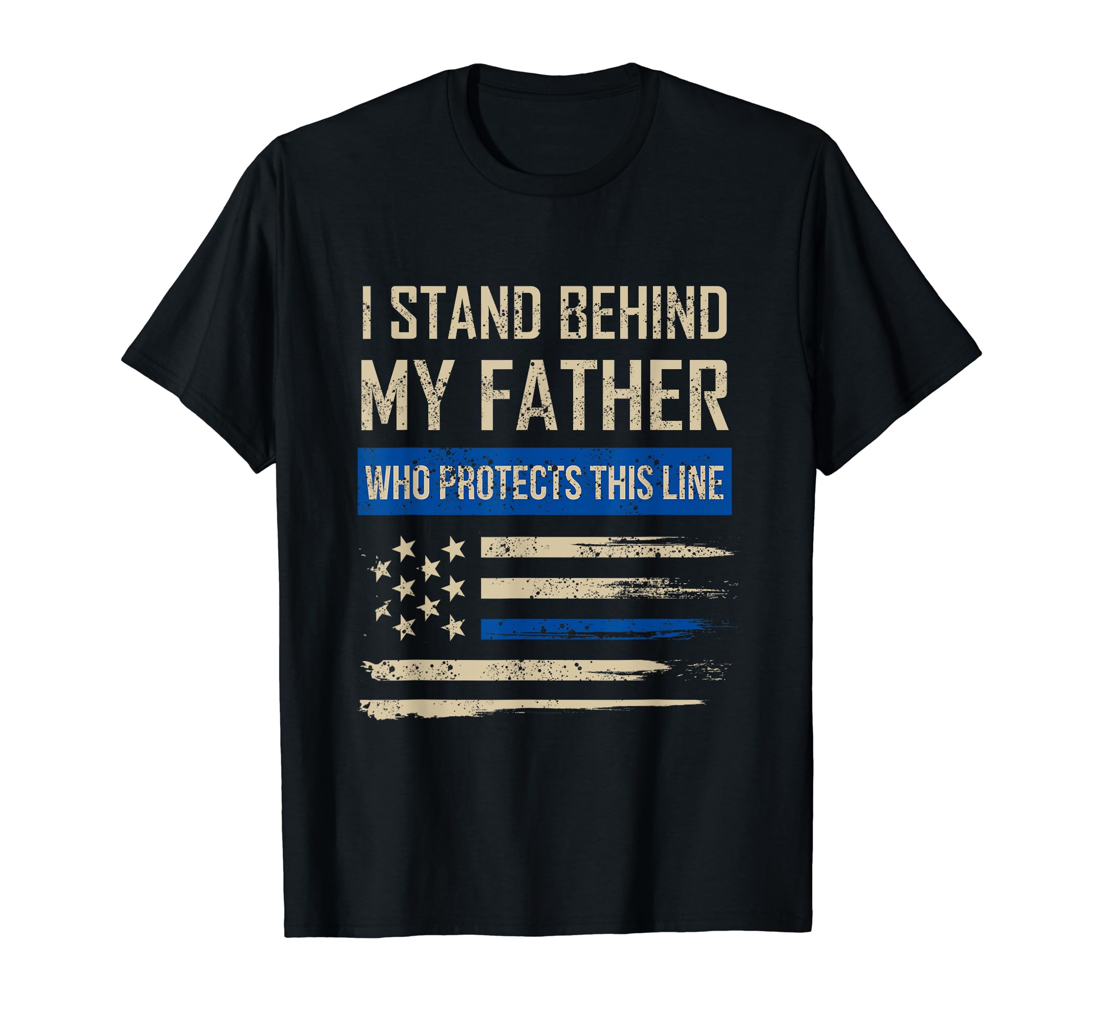Law Enforcement Police Father Dad T-Shirt - Aesthetic Graphic for Adults - T-Shirt, Sweatshirt, Hoodie