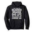 Bearded Dragon Dad Life Chosen Scaled Hoodie - Aesthetic Graphic Men Women - T-Shirt, Sweatshirt, Hoodie