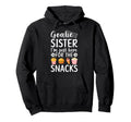 Funny Soccer Goalie Sister Soccer Goalkeeper Hoodie - Graphic Print Unisex - T-Shirt, Sweatshirt, Hoodie