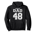 Number 48 Custom Proud Soccer Futbol Hoodie - Aesthetic Graphic for Adults - T-Shirt, Sweatshirt, Hoodie