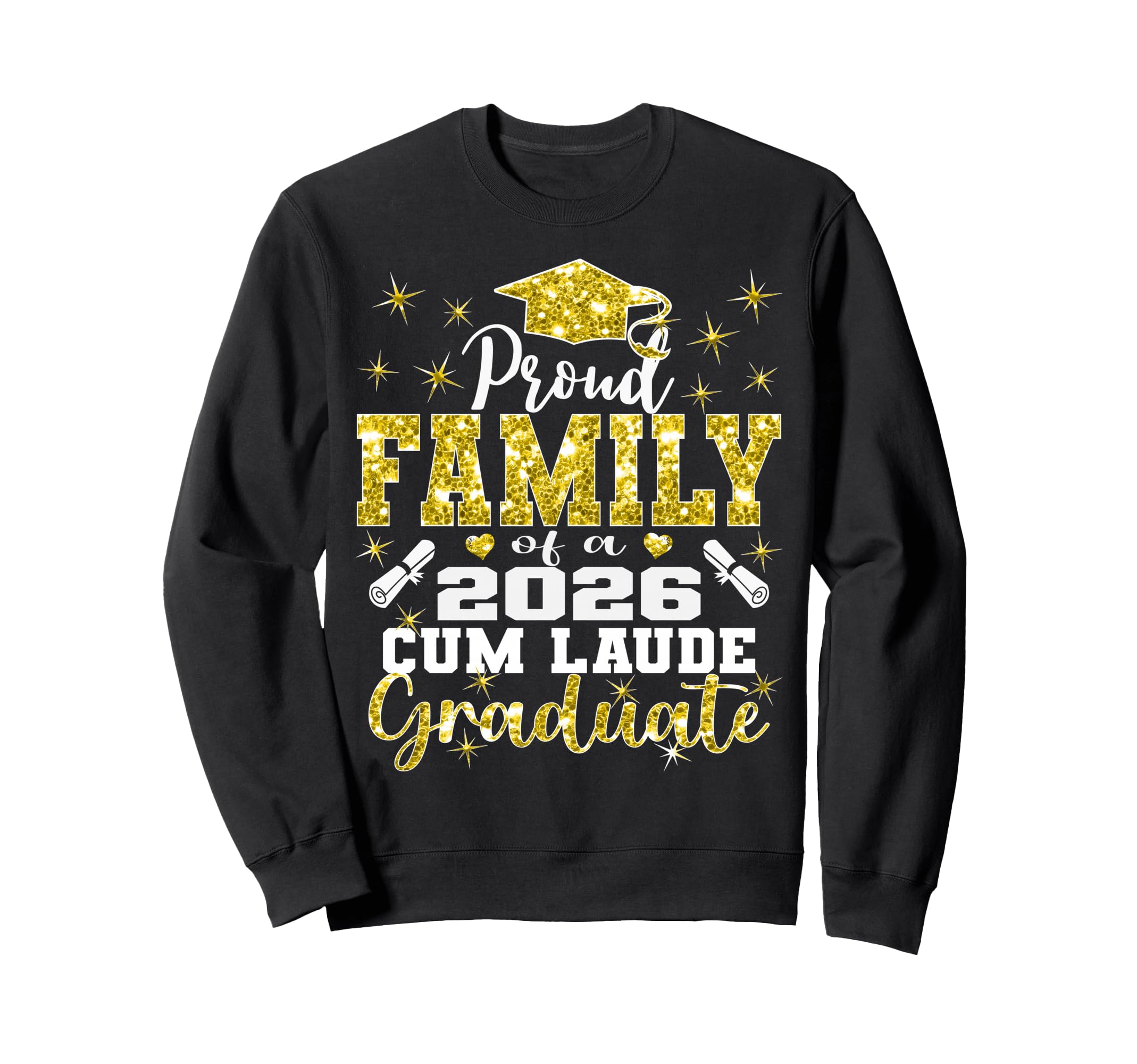 Proud Family 2026 Cum Laude Sweatshirt - Streetwear Style for Adults - T-Shirt, Sweatshirt, Hoodie