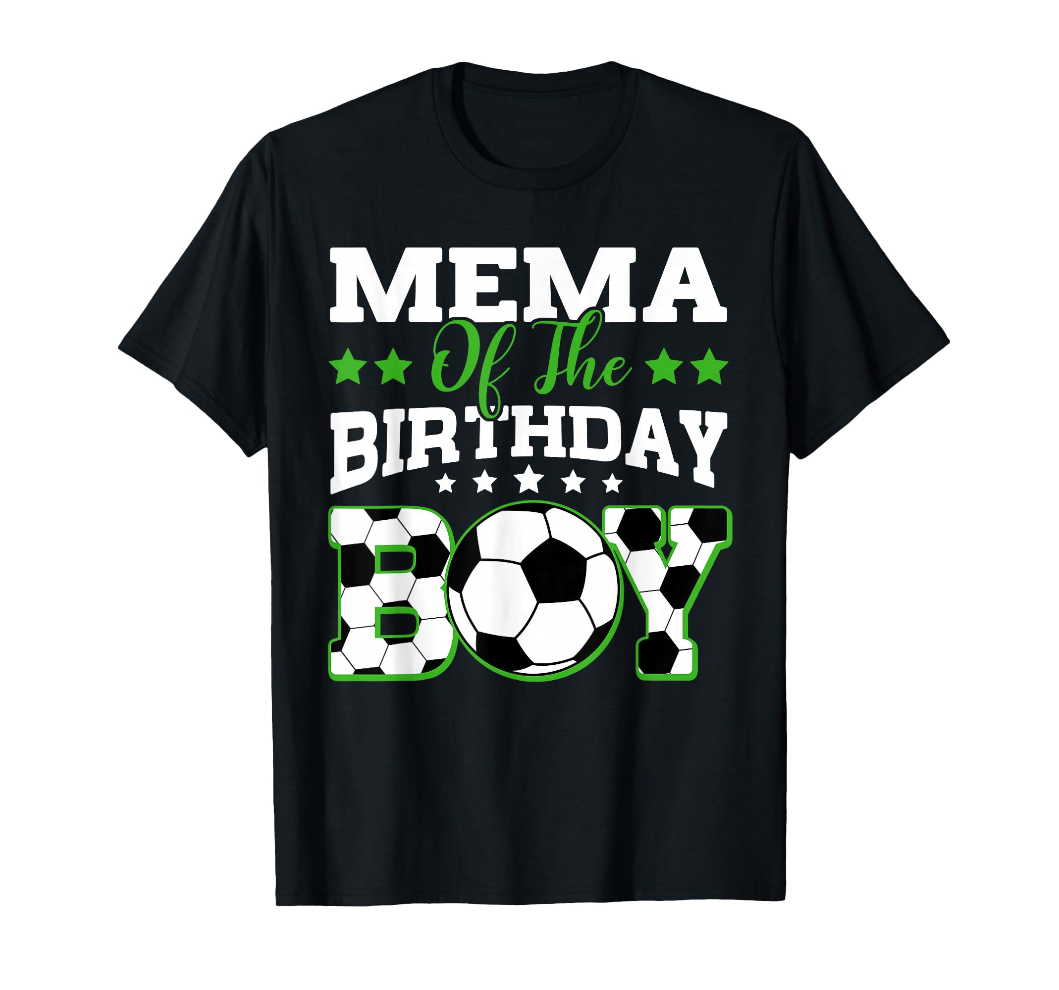 Mema Birthday Soccer Family Matching T-Shirt - Graphic Print Men Women - T-Shirt, Sweatshirt, Hoodie