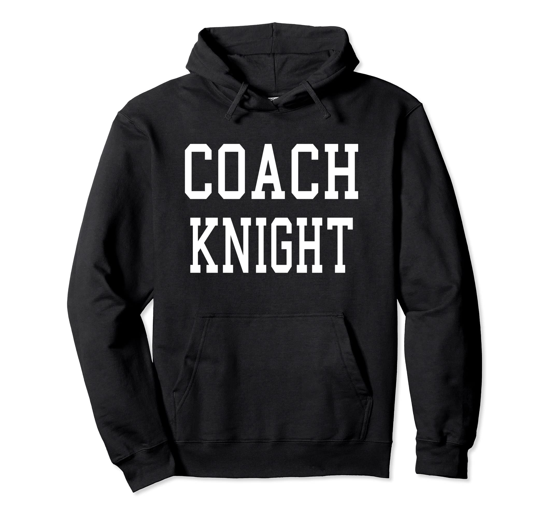 Coach Knight Custom Football Soccer Hoodie - Minimalist Print for Adults - T-Shirt, Sweatshirt, Hoodie