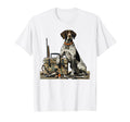Old School Camo German Shorthaired T-Shirt - Custom Art Print Unisex - T-Shirt, Sweatshirt, Hoodie