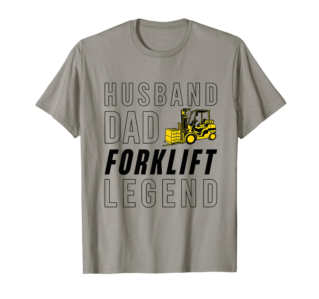 Husband Dad Forklift Legend T-Shirt - Graphic Print for Adults - T-Shirt, Sweatshirt, Hoodie
