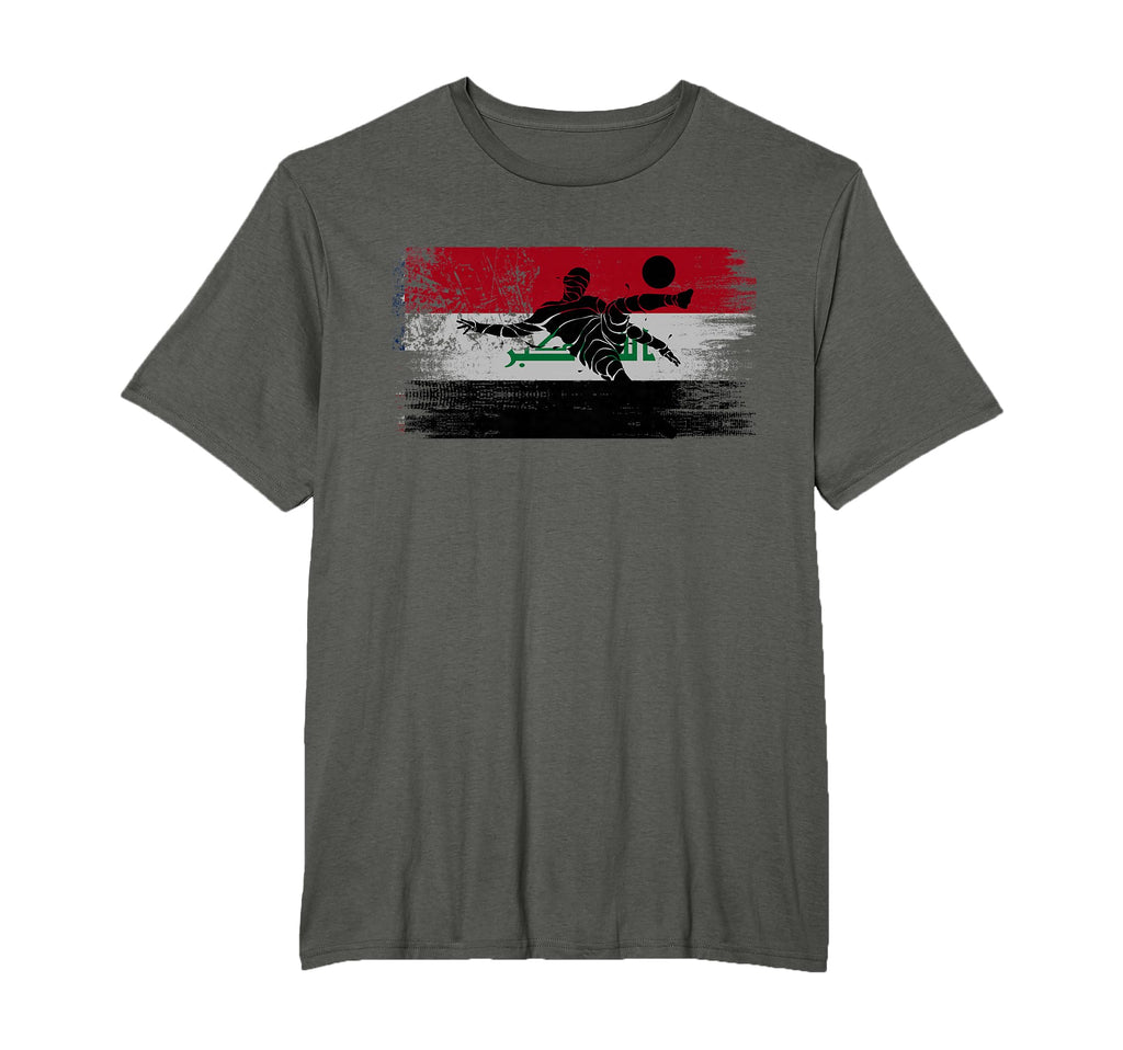 Iraq Soccer Iraqi Football Iraq T-Shirt - Casual Everyday Wear Men Women - T-Shirt, Sweatshirt, Hoodie