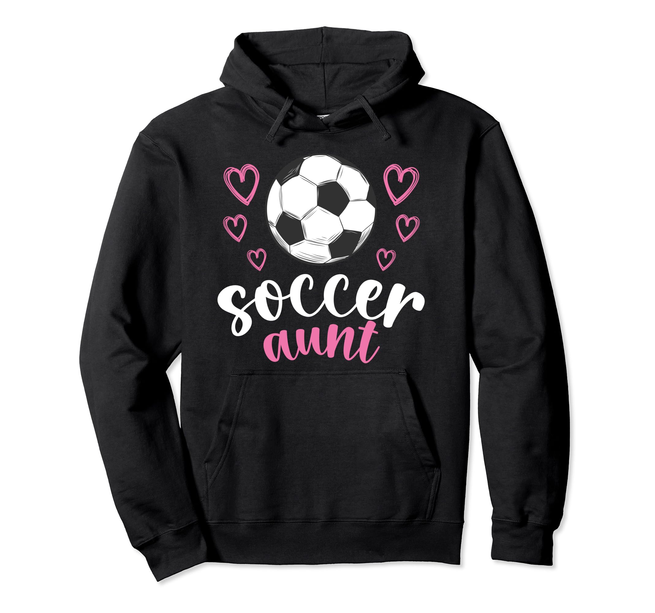 Soccer Aunt Soccer Player Aunt Hoodie - Aesthetic Graphic for Adults - T-Shirt, Sweatshirt, Hoodie