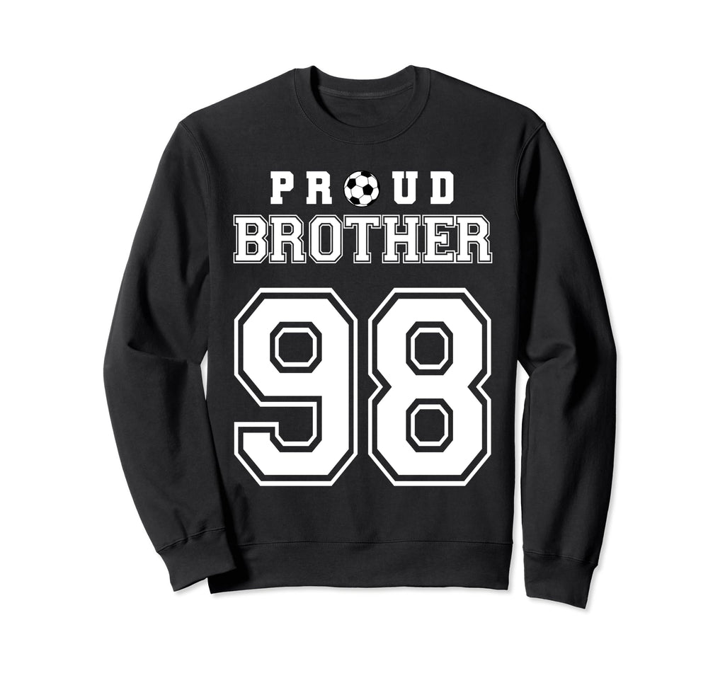 Number 98 Custom Proud Soccer Futbol Sweatshirt - Graphic Print Unisex - T-Shirt, Sweatshirt, Hoodie
